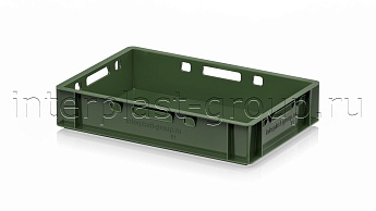 Ящик для мяса и колбасных изделий Е-1 зеленый в Петропавловске
