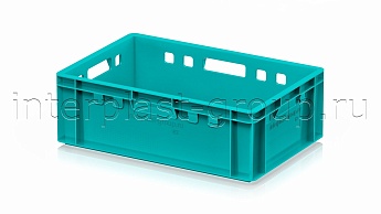 Ящик для мяса и колбасных изделий Е-2 бирюзовый в Петропавловске Ящик для мяса и колбасных изделий Е-2 бирюзовый в Петропавловске