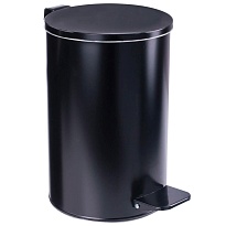 Ведро для мусора с педалью, усиленное, Титан, 10 л, черное, оцинкованная сталь в Петропавловске Ведро для мусора с педалью, усиленное, Титан, 10 л, черное, оцинкованная сталь в Петропавловске