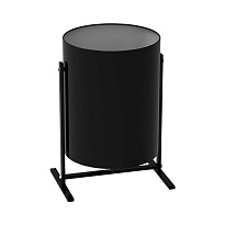 Урна металлическая уличная, Титан, 25 л, цвет черный в Петропавловске