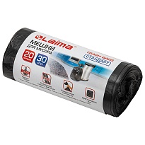 Мешки для мусора 20 л, черные, в рулоне 30 шт., ПНД, 8 мкм, 500х450 мм, LAIMA, 601376 в Петропавловске Мешки для мусора 20 л, черные, в рулоне 30 шт., ПНД, 8 мкм, 500х450 мм, LAIMA, 601376 в Петропавловске