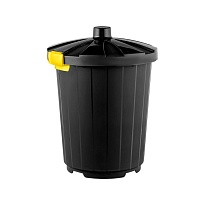 Мусорный бак с крышкой на колесах 105 л темно-серый 105 темно-серый в Петропавловске Мусорный бак с крышкой на колесах 105 л темно-серый 105 темно-серый в Петропавловске