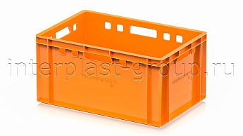 Ящик для мяса и колбасных изделий Е-3 оранжевый в Петропавловске Ящик для мяса и колбасных изделий Е-3 оранжевый в Петропавловске