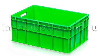 Ящик для молока, мяса, овощей и фруктов сплошной светло-зеленый в Петропавловске Ящик для молока, мяса, овощей и фруктов сплошной светло-зеленый в Петропавловске