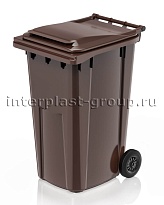 Контейнер для мусора 240 л коричневый облегченный 240 зеленый в Петропавловске