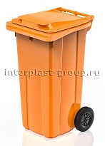 Мусорный контейнер 120 л оранжевый 120 оранжевый в Петропавловске Мусорный контейнер 120 л оранжевый 120 оранжевый в Петропавловске