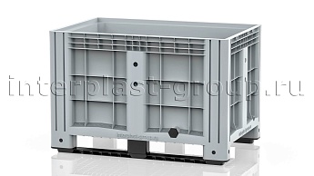 Контейнер iBox сплошной на полозьях с пробкой 2 дюйма серый в Петропавловске Контейнер iBox сплошной на полозьях с пробкой 2 дюйма серый в Петропавловске