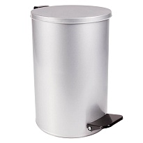 Ведро для мусора с педалью, усиленное, Титан, 10 л, серое, оцинкованная сталь в Петропавловске Ведро для мусора с педалью, усиленное, Титан, 10 л, серое, оцинкованная сталь в Петропавловске