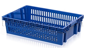 Ящик для овощей, фруктов и хлеба Евролоток синий в Петропавловске