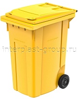 Мусорный контейнер 360 л желтый 360 желтый в Петропавловске