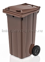 Мусорный контейнер 120 л коричневый 120 коричневый в Петропавловске