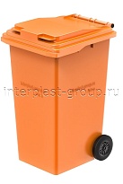 Мусорный контейнер 240 л оранжевый 240 оранжевый в Петропавловске Мусорный контейнер 240 л оранжевый 240 оранжевый в Петропавловске