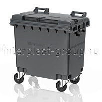 Мусорный контейнер 770 л серый 770 серый в Петропавловске