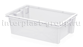Ящик универсальный для овощей, фруктов и хлеба сплошной белый в Петропавловске