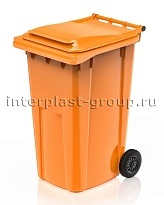 Контейнер для мусора 240 л оранжевый облегченный 240 оранжевый в Петропавловске