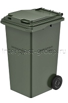 Контейнер для мусора 240 л зеленый 240 зеленый в Петропавловске