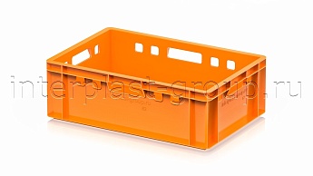 Ящик для мяса и колбасных изделий Е-2 оранжевый в Петропавловске Ящик для мяса и колбасных изделий Е-2 оранжевый в Петропавловске