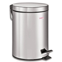 Ведро-контейнер для мусора (урна) с педалью LAIMA Classic, 20 л, зеркальное, нержавеющая сталь, со съемным внутренним ведром в Петропавловске