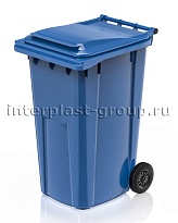Контейнер для мусора 240 л голубой облегченный 240 голубой в Петропавловске