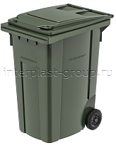 Мусорный контейнер 360 л зеленый 360 зеленый в Петропавловске