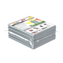Мешки для мусора 160 л, светло-серые, в пачке 10 шт., ПВД, 40 мкм, 900х1100 мм, i-Bag в Петропавловске
