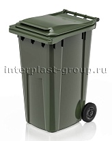 Контейнер для мусора 240 л зеленый облегченный 240 зеленый в Петропавловске