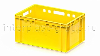 Ящик для мяса и колбасных изделий Е-3 желтый в Петропавловске